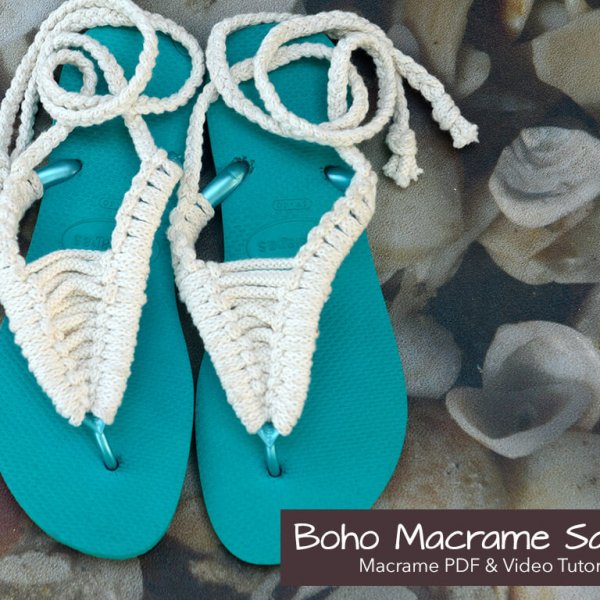 Macrame Sandals Pattern / Flip Flop 